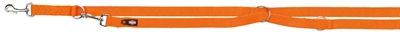 Zzz trixie hondenriem premium verstelbaar nylon papaya oranje