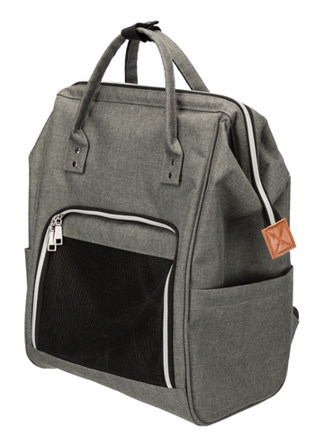 Trixie hondentas rugtas ava grijs | 42x32x22 cm tot 10 kg