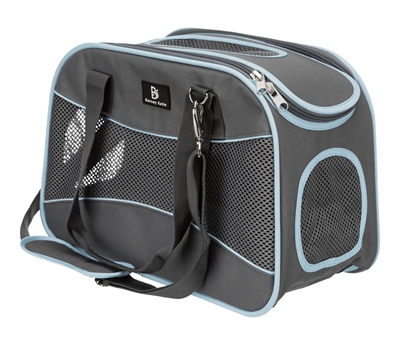 Trixie hondentas alison | grijs/lichtblauw 43x20x29 cm tot 8 kg