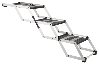 Trixie petwalk vouwtrap aluminium | 120x37x57 cm