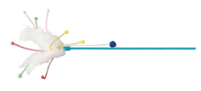 Trixie katten speelstok met veren | 41 cm assorti