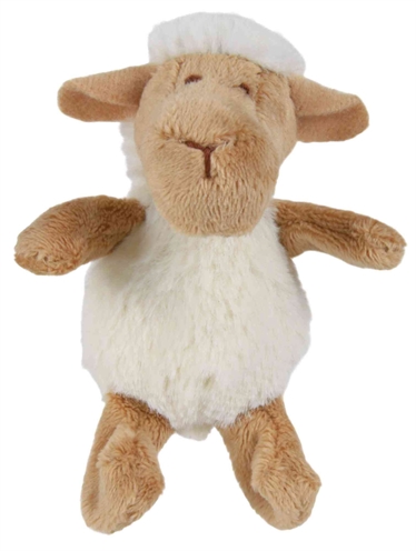 Trixie schaap pluche 10 cm | knuffel voor huisdieren