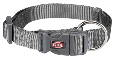 Zzz trixie halsband hond premium grafiet grijs
