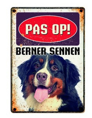Plenty gifts waakbord blik berner sennen | 15x21 cm