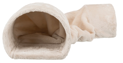 Trixie speeltunnel konijn/cavia pluche beige | 80x27x21 cm