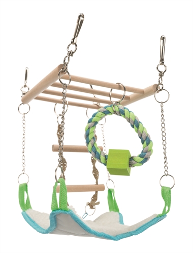 Trixie hangbrug met hangmat | 17x15x22 cm, 3 st