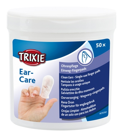 Trixie ear care vingerpads | 50 stuk