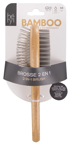 Hery hery labo borstel 2 in 1 bamboe | duurzaam en functioneel