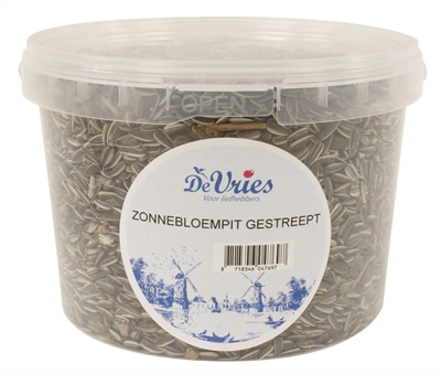 De vries zonnebloempit gestreept | 1,3 kg