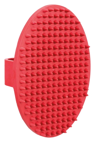 Trixie massageborstel rubber | 13x8 cm
