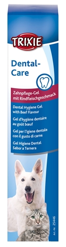 Trixie gebitsverzorgende gel rundvlees 100 gr | tandverzorging