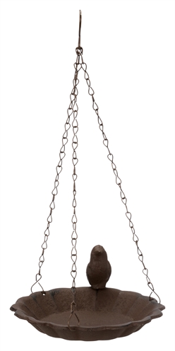 Trixie vogelbad hangend gietijzer bruin | 16x16 cm, 250 ml