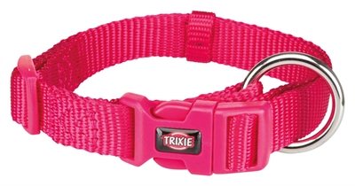 Trixie halsband hond premium fuchsia | 30-45x1,5 cm
