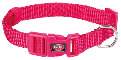 Trixie hondenhalsband premium fuchsia 22×1 cm – verstelbaar