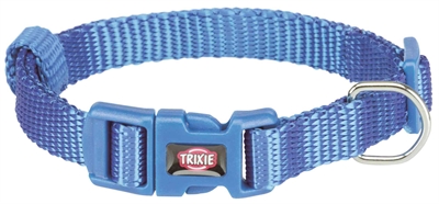 Trixie halsband hond premium royal blauw | 22-35x1 cm