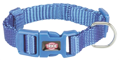 Trixie halsband hond premium royal blauw | 15-25x1 cm