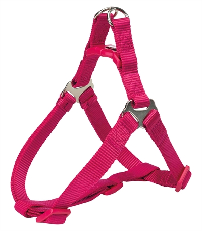 Trixie hondentuig premium one touch | fuchsia 65-80x2,5 cm
