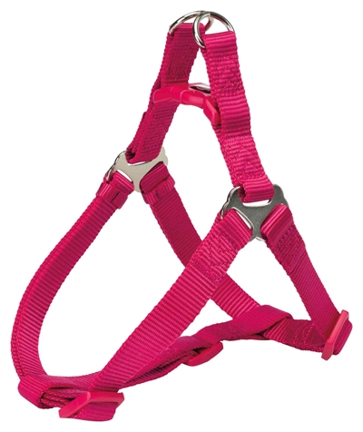 Trixie hondentuig premium one touch | fuchsie 30-40x1 cm