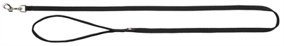 Trixie hondenriem premium zwart | 100x2,5 cm