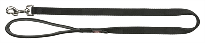 Trixie hondenriem premium zwart | 100x2 cm