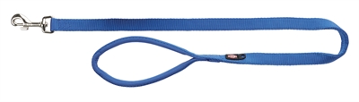 Trixie hondenriem premium royal blauw | 120x1,5 cm