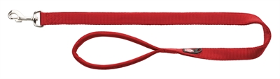 Trixie hondenriem premium | rood 180x1,5 cm