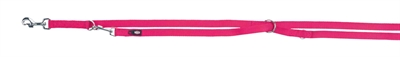 Trixie hondenriem premium fuchsia | 200x2,5 cm verstelbaar