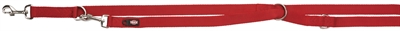 Trixie hondenriem premium rood | 200x1 cm verstelbaar