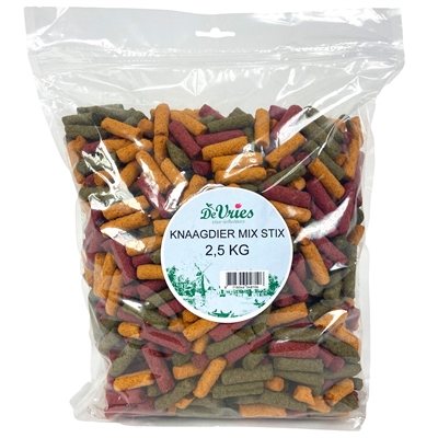 De vries knaagdier mix stix | 2,5 kg