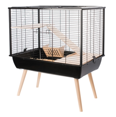 Zolux knaagdierkooi neo muki | zwart 78x48x87,5 cm