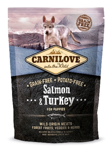 Carnilove salmon / turkey puppies | 1,5 kg hondvoer