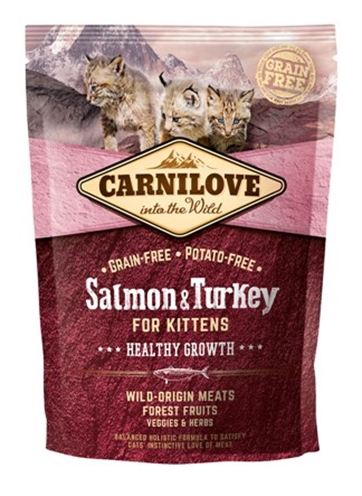 Carnilove salmon & turkey kittens | 400 gr kattenvoer