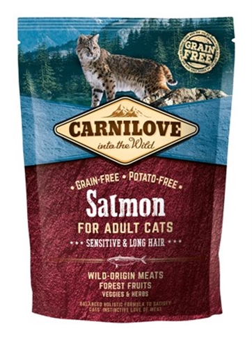 Carnilove salmon sensitive long hair | 400 gr