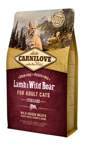 Carnilove lamb / wild boar sterilised | 2 kg