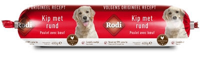 Rodi worst kip/rund | 9x400 gr