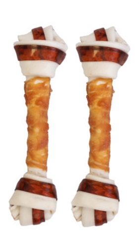 Petstyle living geknoopt bot multicolor met kip