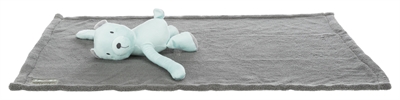 Trixie junior speelset deken en beer grijs | mintgroen