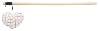 Trixie kattenhengel hart hout/stof assorti | 35 cm 4st