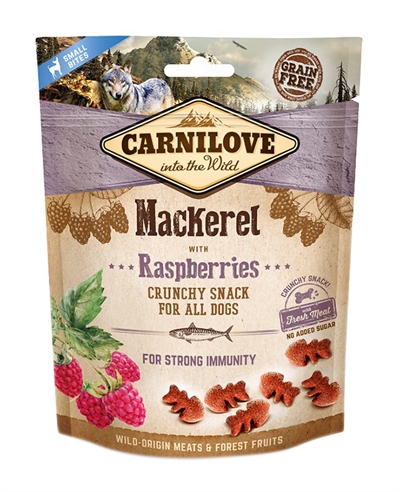 Carnilove crunchy snack makreel | framboos 200 gr