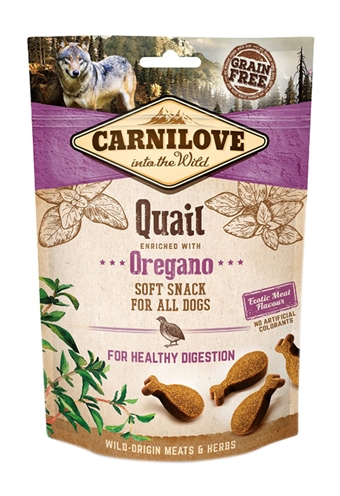 Carnilove soft snack kwartel/oregano | 200 gr