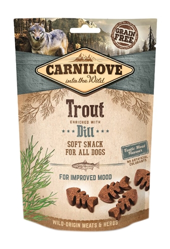 Carnilove soft snack forel / dille | 200 gr