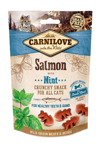 Carnilove crunchy snack zalm / munt | 50 gr