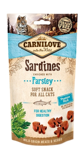 Carnilove soft snack sardines | peterselie 50 gr