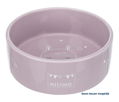 Trixie junior voerbak keramiek 12 cm | assorti 4 stuks