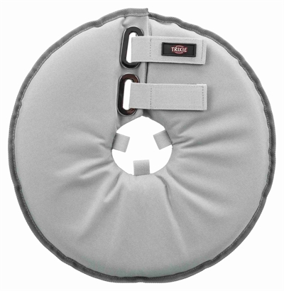 Trixie beschermkraag schuimrubber grijs | xs 23-27x13 cm