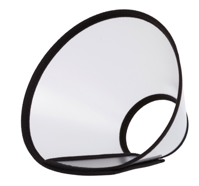 Trixie beschermkraag met klittenband | 30-37x14 cm transparant