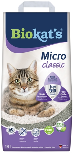 Biokat's kattenbakvulling micro classic | 14 ltr