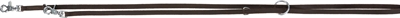 Trixie hondenriem rustic | verstelbaar vetleer donkerbruin 200x1,2 cm