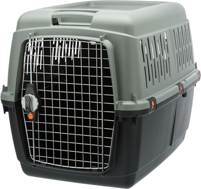 Trixie be eco vervoersbox giona 60x81x61 cm | grijs/antraciet