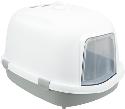 Trixie kattenbak primo xxl top | grijs/wit 71x56x47 cm